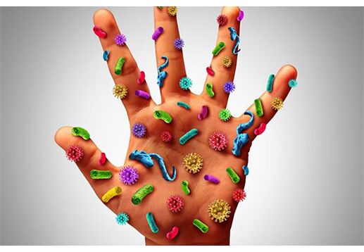 Žarišča humanega papiloma virusa se nahajajo na rokah